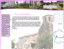 Tablet Screenshot of mairie-secondigny.fr